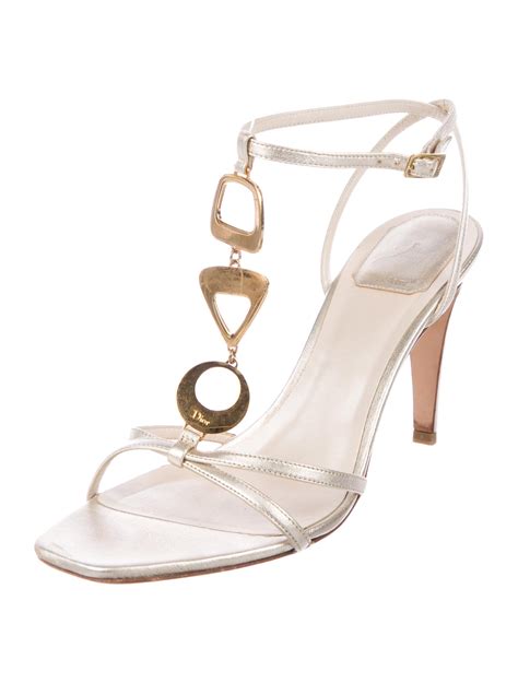 dior snadals|christian dior sandals with heels.